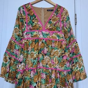 Nasty Gal Floral Dress Size 6